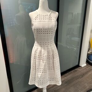 Eliza J white lace dress